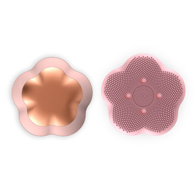 꽃 IPX6 방수 실리콘 전기 페이셜 클렌저 180mAh